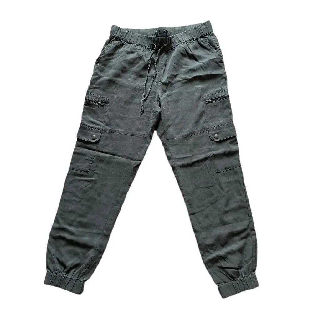 Banana Republic Utility Jogger Green Tencell Womens Pants SZ S